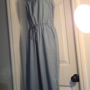 NWT light denim jumpsuit